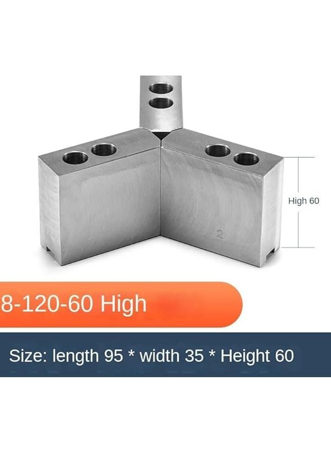 Lathe Hydraulic Chuck Fixture 6 Inch 8 Inch 10 Inch Extended Thickened Three Claw Raw Soft - Image 2